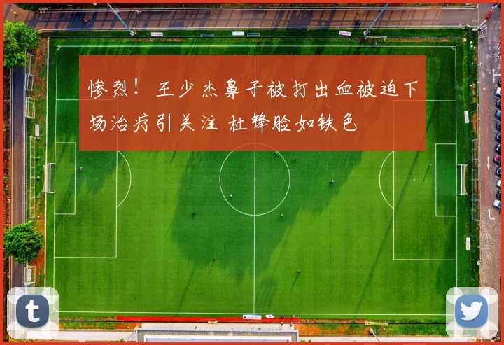 惨烈！王少杰鼻子被打出血被迫下场治疗引关注 杜锋脸如铁色